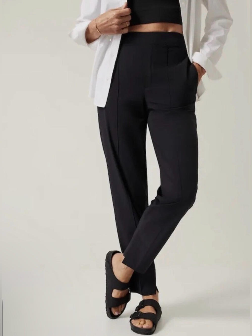 Athleta Black Brooklyn Heights Pants - Size 0p